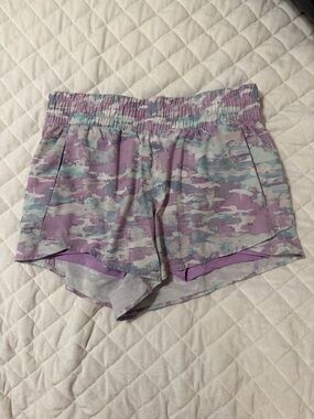 Avia Lavender and Mint Camouflage Athletic Shorts